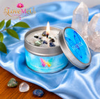 🦋 Vela Novos Começos & Transformação com Cristais