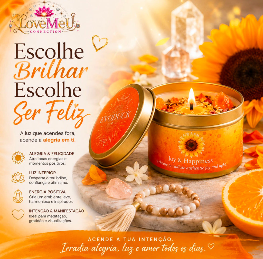🕯️ Vela Alegria & Felicidade
