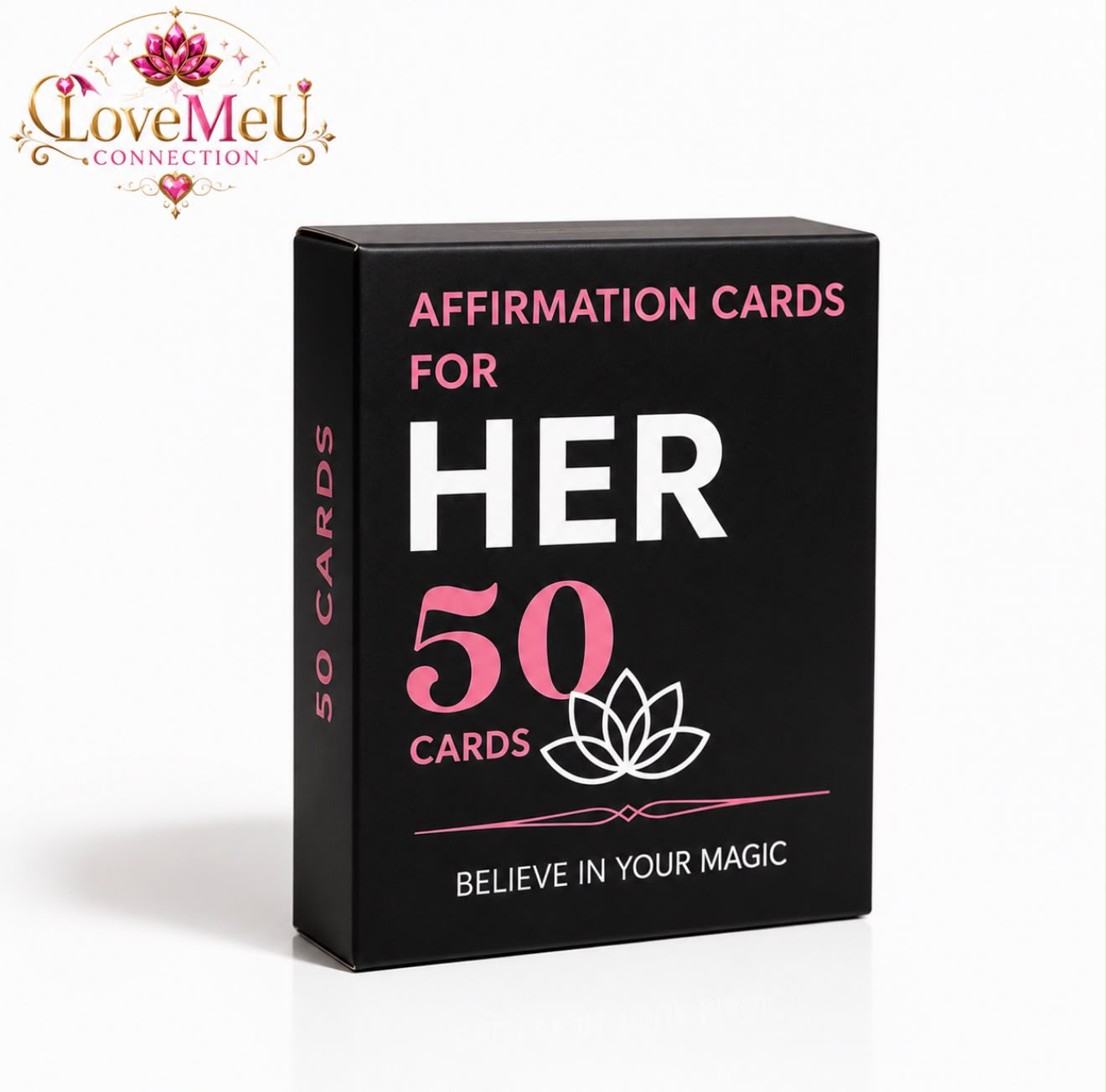💗 50 Cartões de Afirmações Positivas para Ela