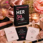 💗 50 Cartões de Afirmações Positivas para Ela