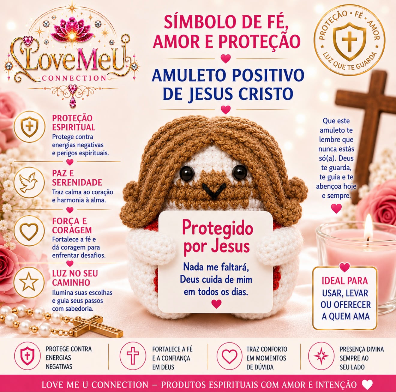 AMULETO POSITIVO DE JESUS CRISTO