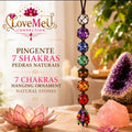 Pingente de Pedras Naturais dos 7 Chakras