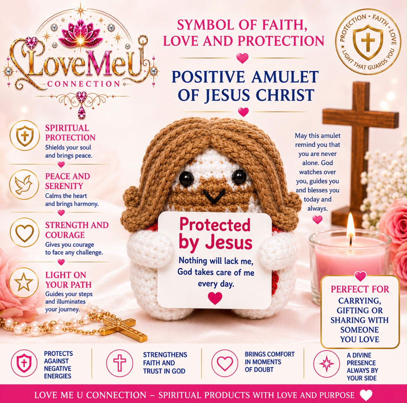 AMULETO POSITIVO DE JESUS CRISTO