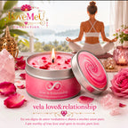 Vela Espiritual Love & Relationship — Rosa & Jasmim