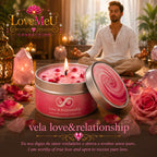 Vela Espiritual Love & Relationship — Rosa & Jasmim