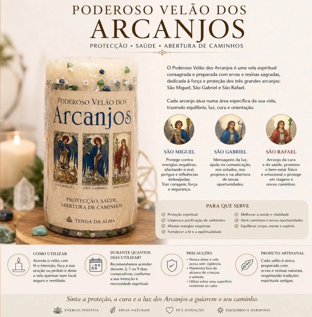 Poderoso Velão dos Arcanjos – Proteção, Saúde e Abertura de Caminhos